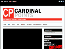 Tablet Screenshot of cardinalpointsonline.com